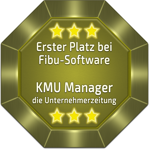 Erster Platz bei Fibu Software - KMU Manager